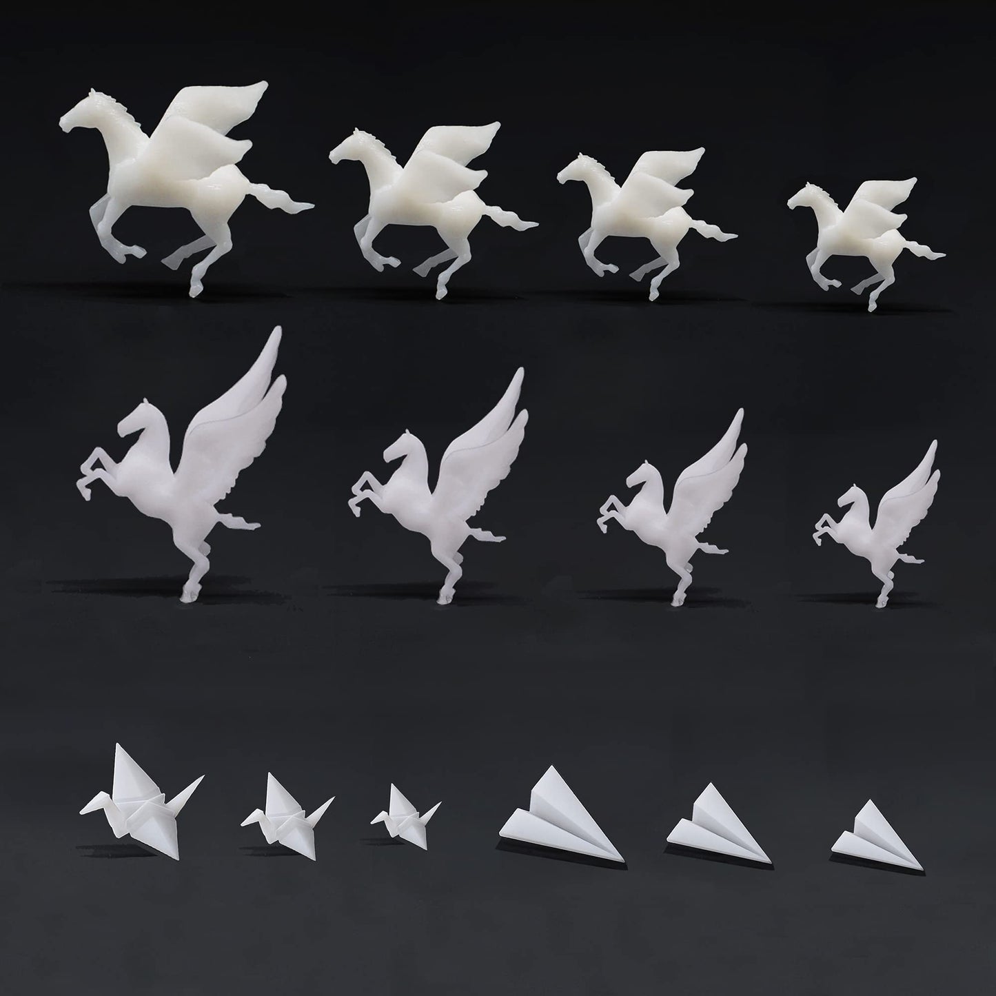 Woohome 12 PCS Mini Elk & Mushroom Resin Casting Moulds, 3D Art Craft Supplies Epoxy Moulds for Jewelry Making