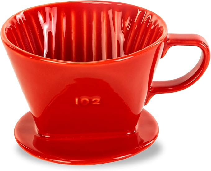 LHUKSGF Pour Over Ceramic, Coffee Dripper Ceramic Coffee Maker,Blue