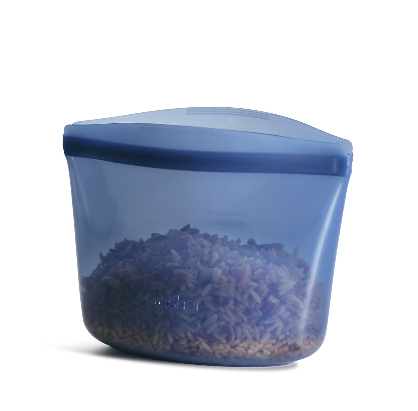 Stasher Silicone Reusable Storage Bag, 2-Cup Bowl, Reusable Freezer Bag, Microwave, Dishwasher, Oven Safe, Sous Vide, Lunch Containers, Eco Friendly, Food Storage Bags, Snack Bags, 16 oz, Lavender
