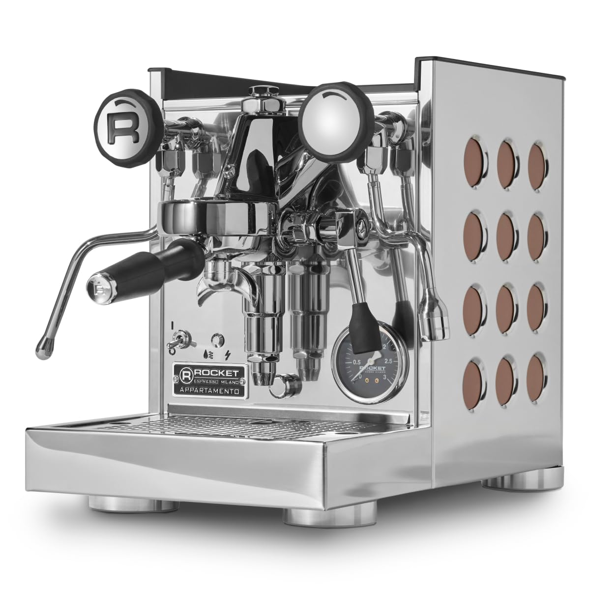 Rocket Espresso Appartamento TCA Espresso Machine (Black/Copper)