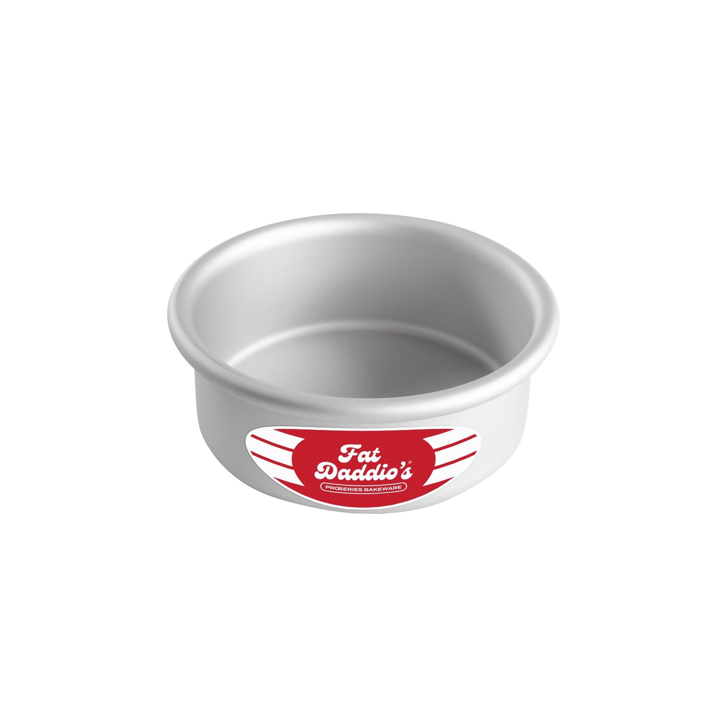 Fat Daddio's Anodized Aluminum Round Cake Pans, 2 Piece Set, 5 x 2 Inch