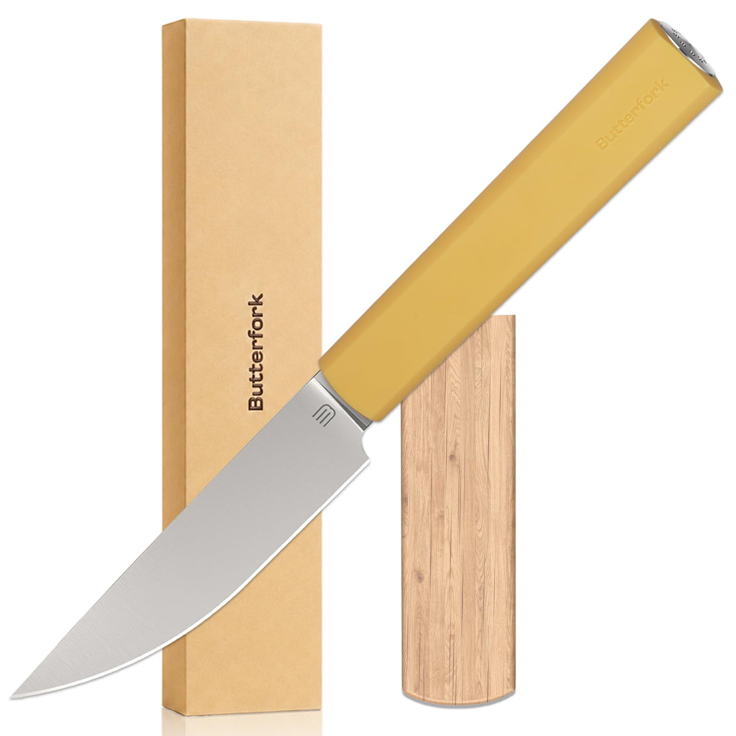 8 Inch Chef Knife, Kitchen Knife with AR-RPM9 Steel & Ergonomic ABS Handle