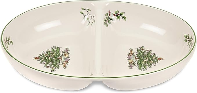 Spode – Christmas Tree – Spode Christmas Tree Divided Dish