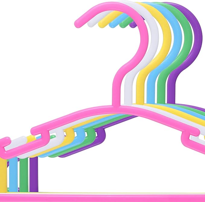 GoodtoU Kids Hangers Plastic - Kids Hanger 100 Pack Hangers for Baby Clothes Infant Toddler Childrens Hanger