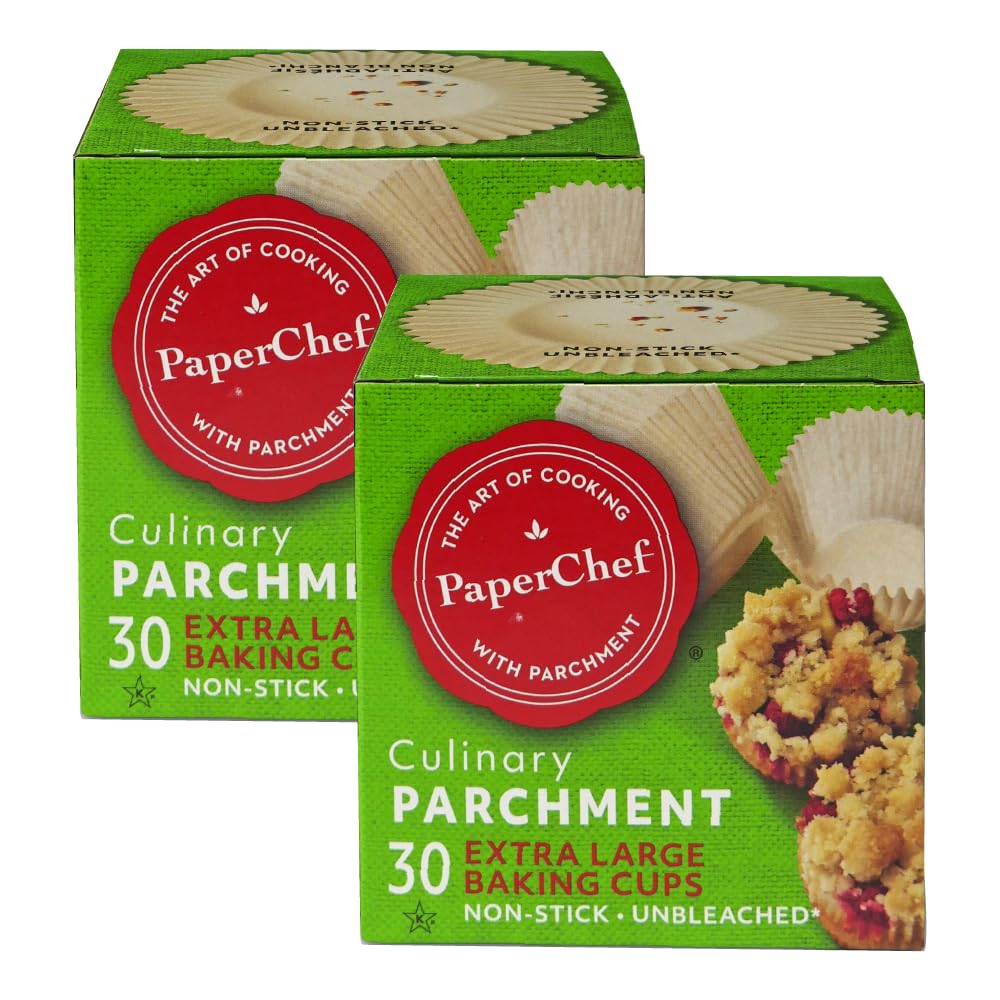 PaperChef Variety Pack Parchment Cups XL, Large, Mini, Nonstick 3 Pack