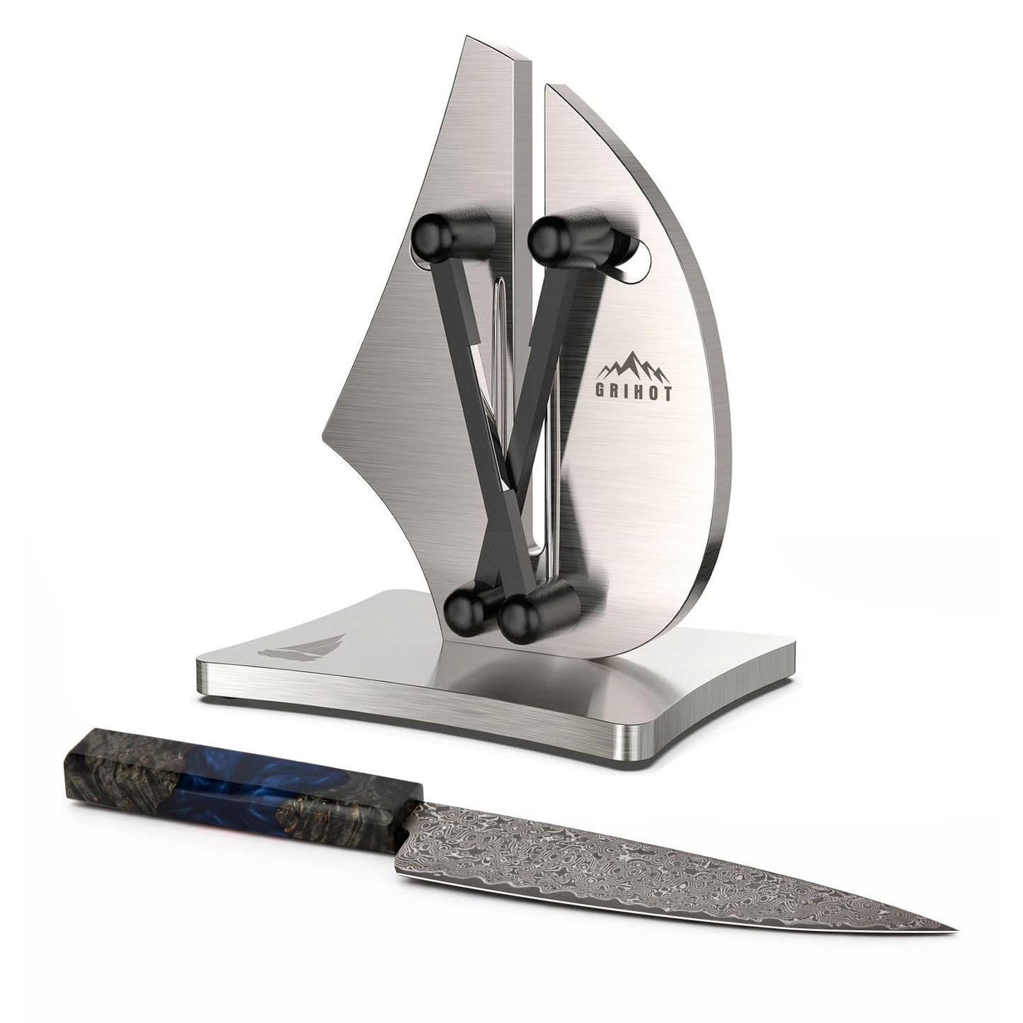 Grihot VN3 Professional Knife Sharpener | 3-Action Tungsten Carbide