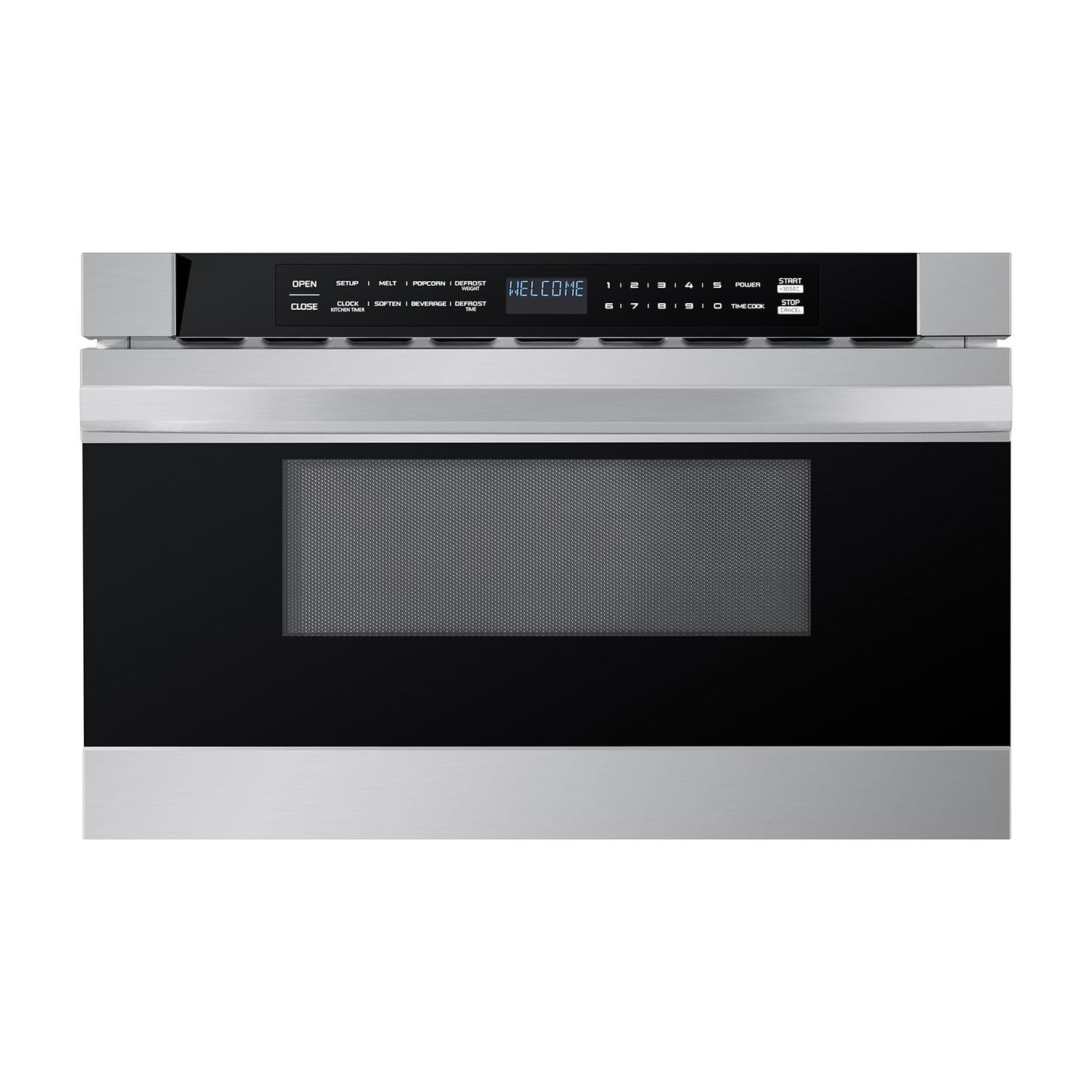 Midea 24" Single Electronic Wall Oven, 2.5 Cu. Ft.-Capacity, Built-in Oven with 8-in-1 Cooking Modes, Stainless Steel