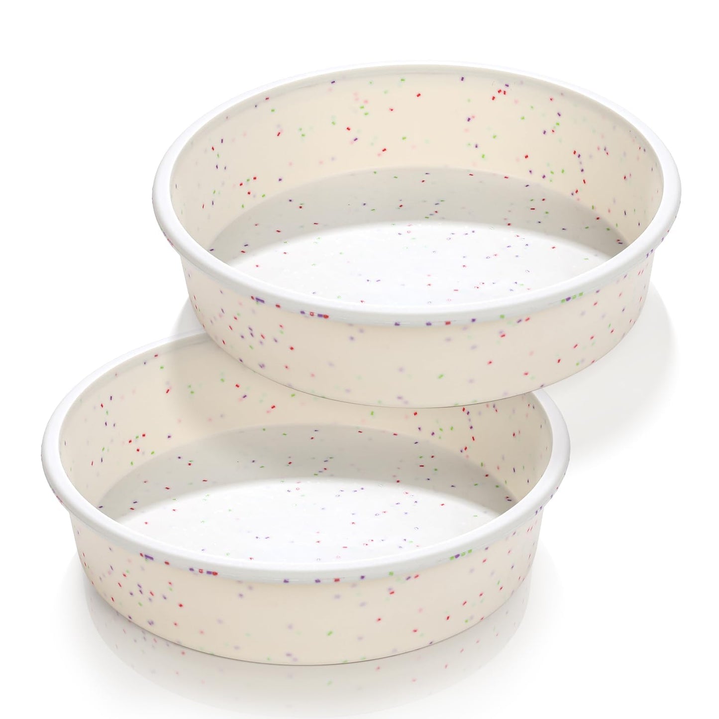 Vinino 10 Inch Round Cake Pan with Stainless Steel Frame