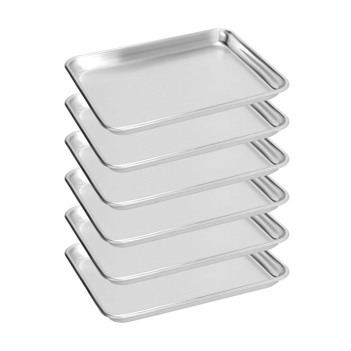FSUON 6 Pack Aluminum Baking Sheet Pan, 21 x 15 in