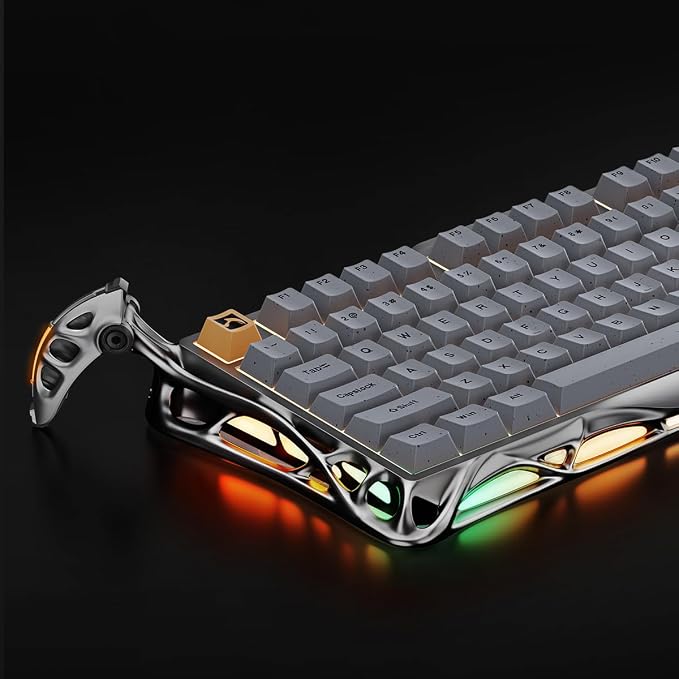 GravaStar Mercury K1 Pro Wireless Gaming Keyboard, Aluminum Alloy, 75% Layout