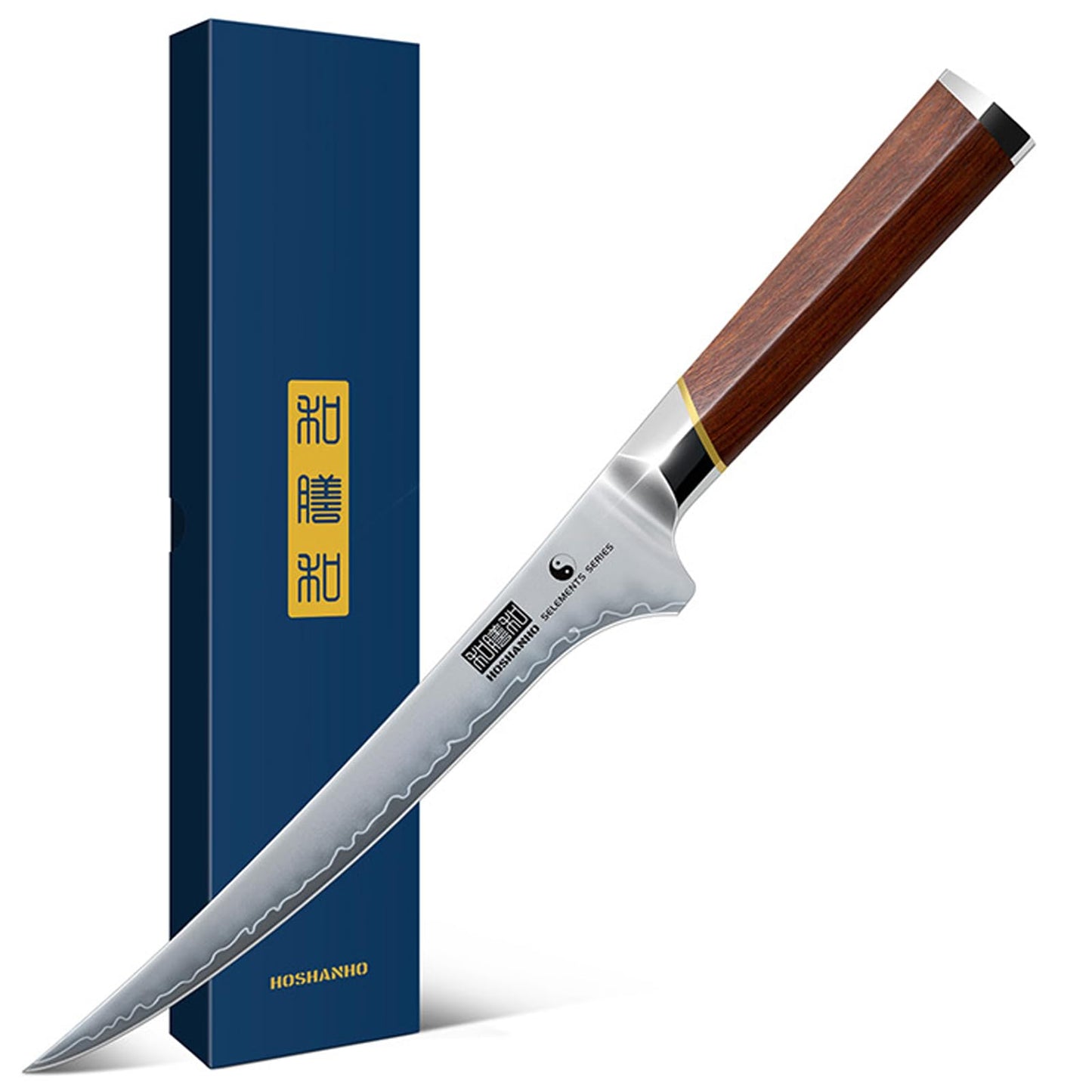 HOSHANHO Chef Knife 8", Sharp Japanese Kitchen Knife with Rosewood Handle