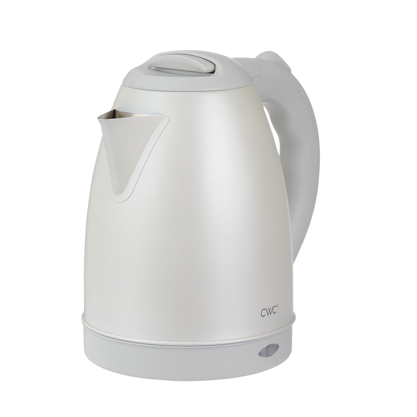 COOK WITH COLOR Electric Kettle - Rapid Boil, Sleek Design, and Safety Features - Great for Quick and Easy, Stainless Steel Crème, 1.7 Liters