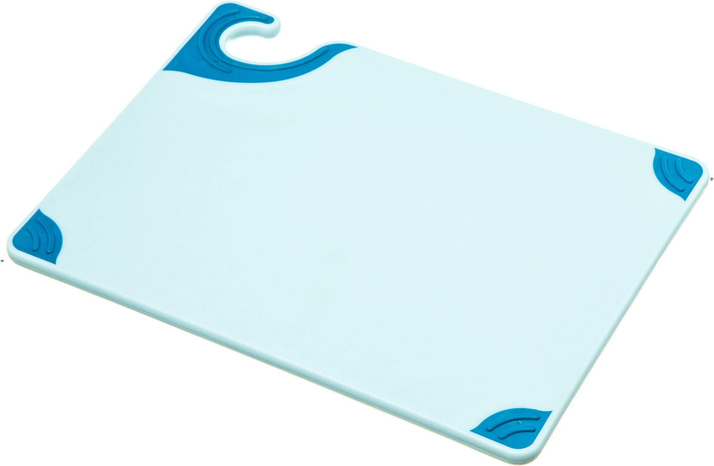 San Jamar Saf-T-Grip Plastic Cutting Board with Safety Hook, 9" x 12" x 0.375", Brown
