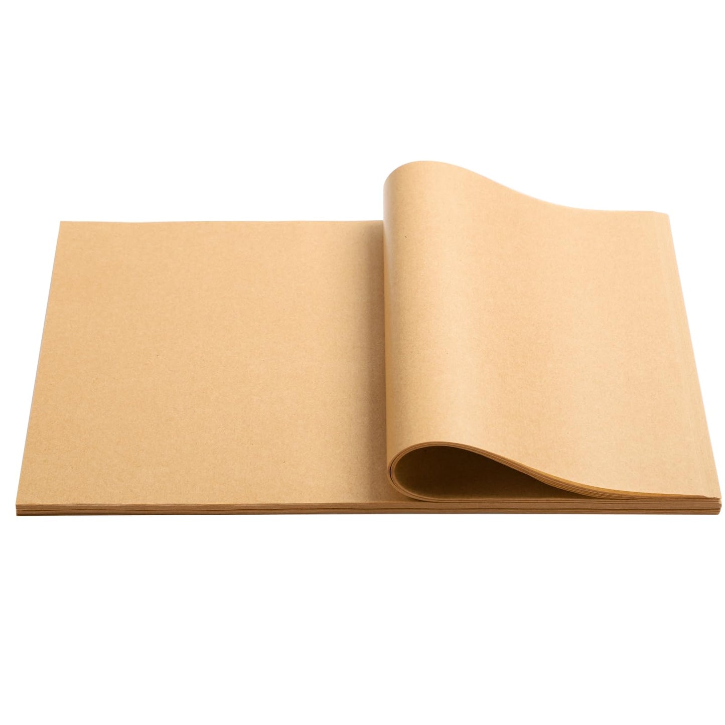 Beasea Parchment Paper Sheets for Baking, 200pcs 10x14 Inch Unbleached Precut Nonstick Heavy Duty Natural Parchment Baking Paper Sheets for Air Fryer Cooking, Grilling, Frying and Steaming