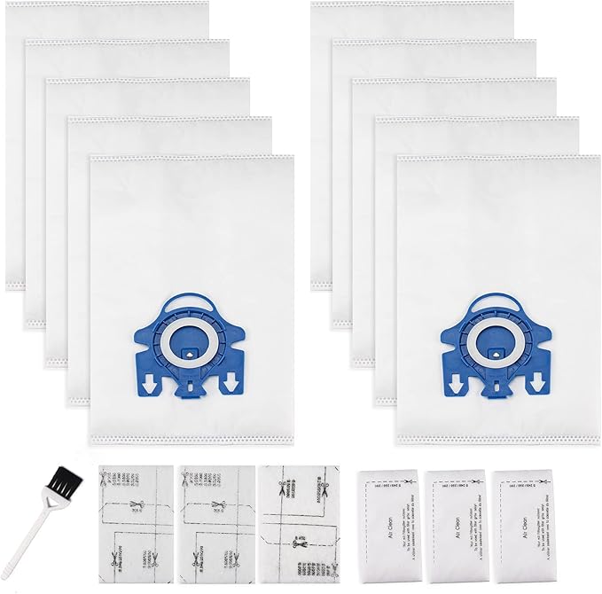 3D Airclean Bags Fit for Miele GN Classic C1 Complete C1 C2 C3, Pack of 20