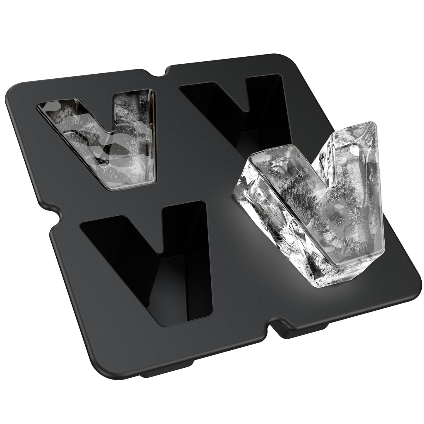 Customized Letter P Ice Cube Mold -Letter Silicone Ice Mold for Custom Ice Cube Mold and Baking Chocolate and Crafting Letter Molds, Ice Cube Molds for Cocktails & Whiskey with Custom Letters