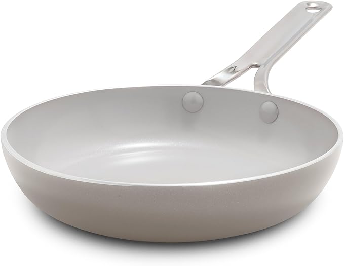 GreenPan Nova 8" Frying Pan Skillet, Oprah’s Favorite Things 2024, Ceramic Nonstick Cookware, PFAS Free, Toxin-Free, Induction Suitable, Dishwasher & Oven Safe, Durable, Easy Clean, Ocean Blue