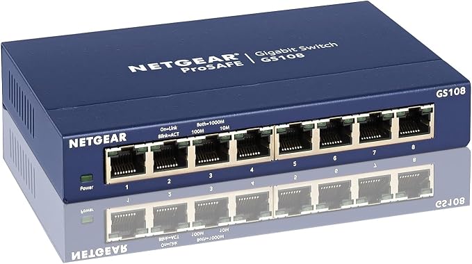 NETGEAR 8-Port Gigabit Ethernet Unmanaged Switch