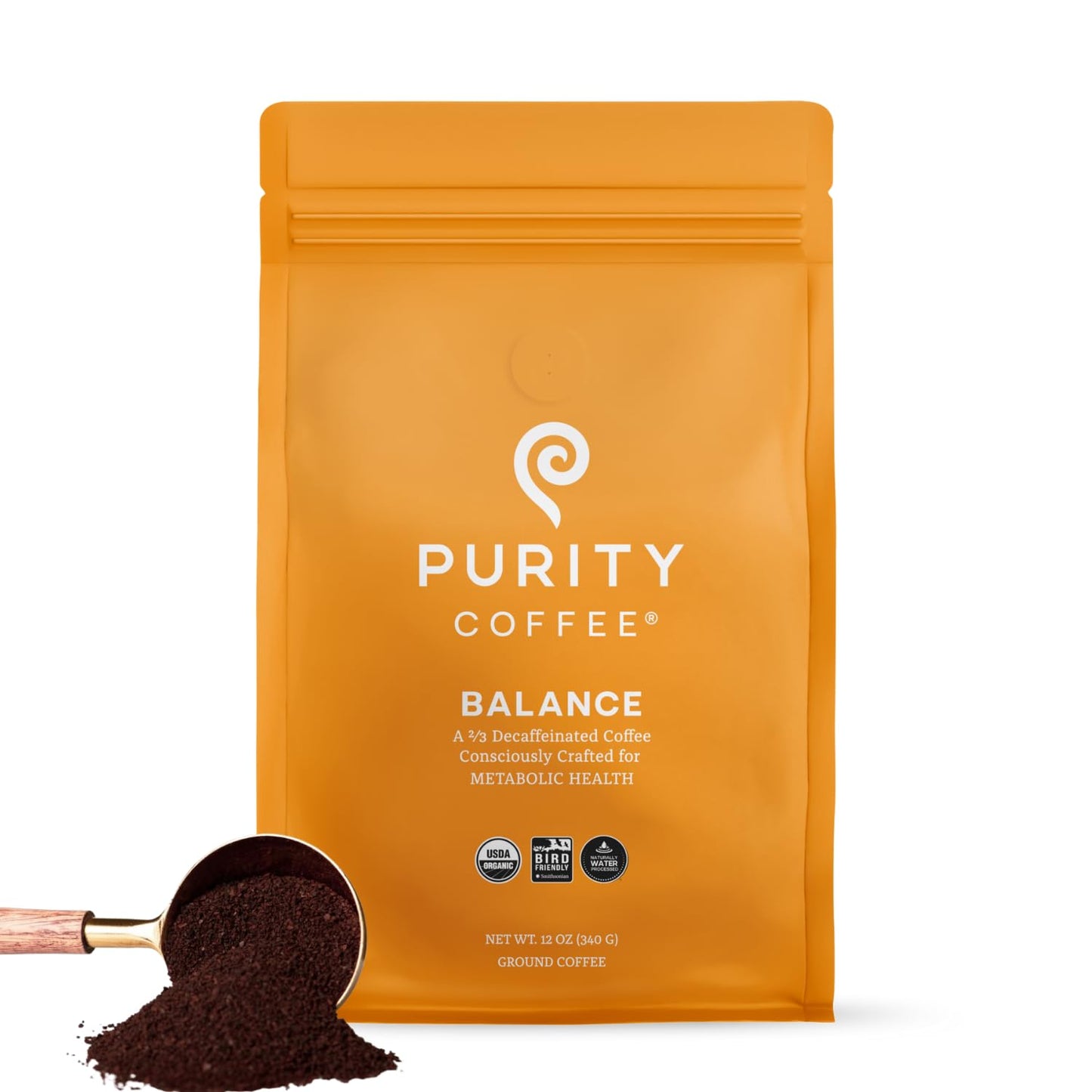 BALANCE 2/3 Decaf Medium Roast Ground (12oz Bag)