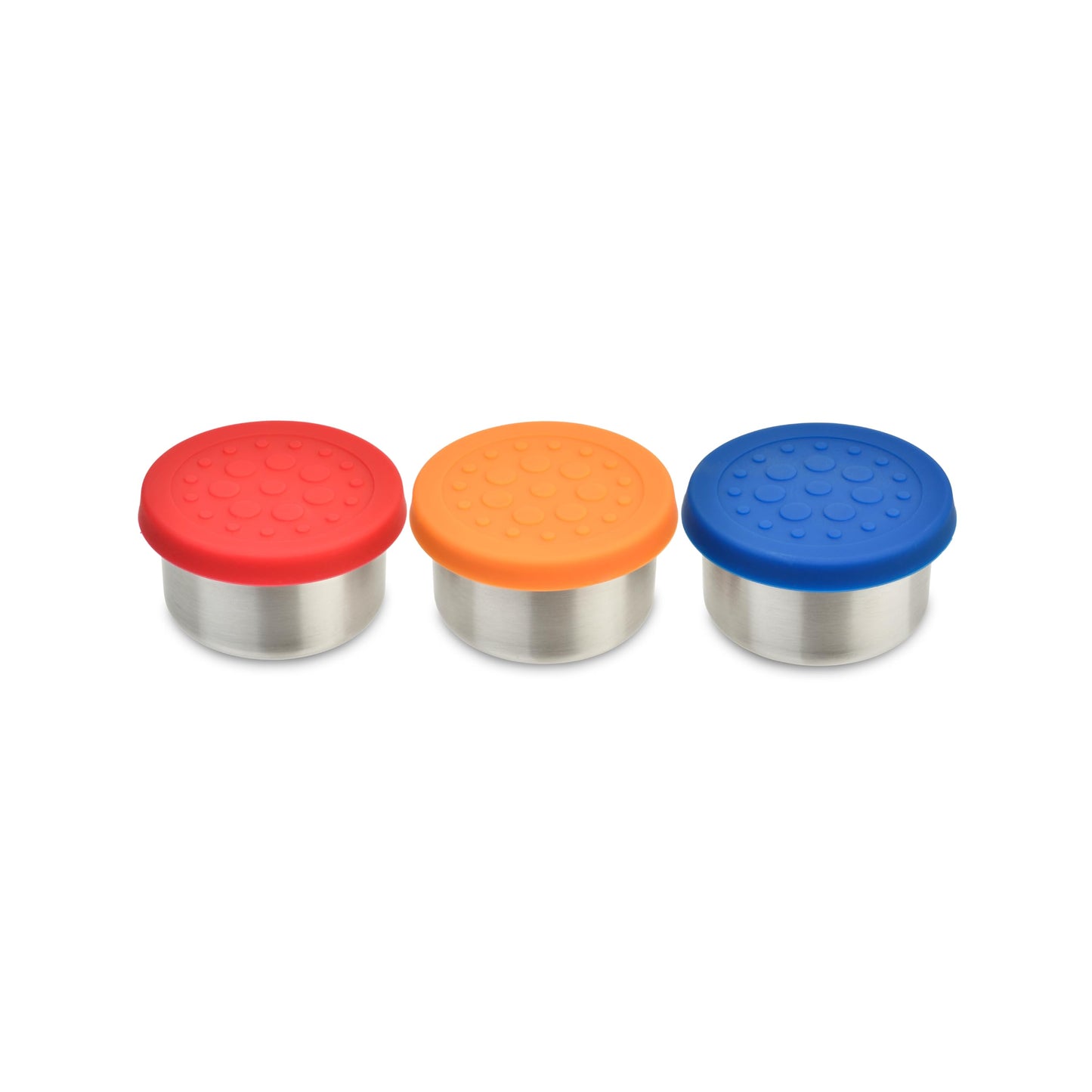LunchBots Dips 1.5 oz Stainless Condiment Cups 3pk Assorted