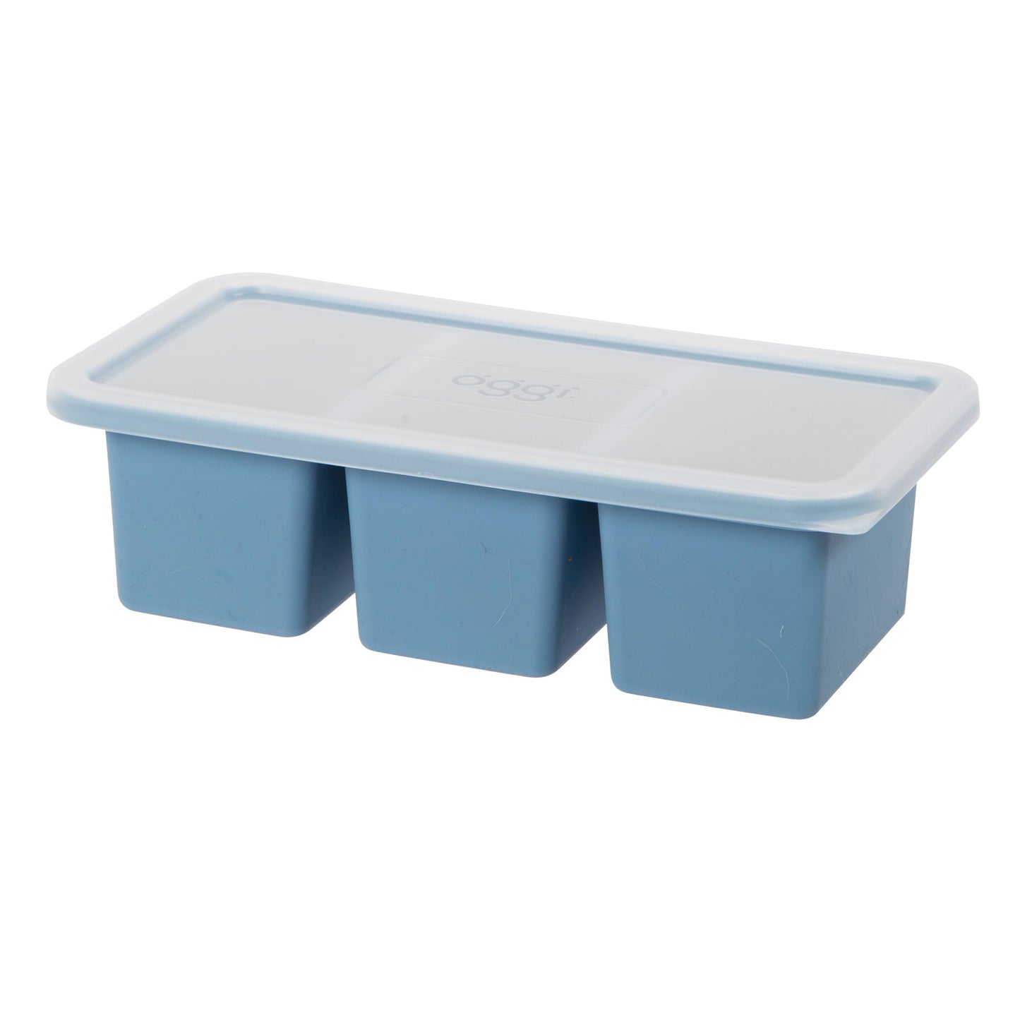 OGGI Prep & Portion Silicone Freezer Trays with Lid - Freezer Molds for Food, Ice Cube Tray, Food Prep Containers, Freezer Storage Containers, for Soup, Smoothie Cubes, Broth, Leftovers - 2 Cup x2