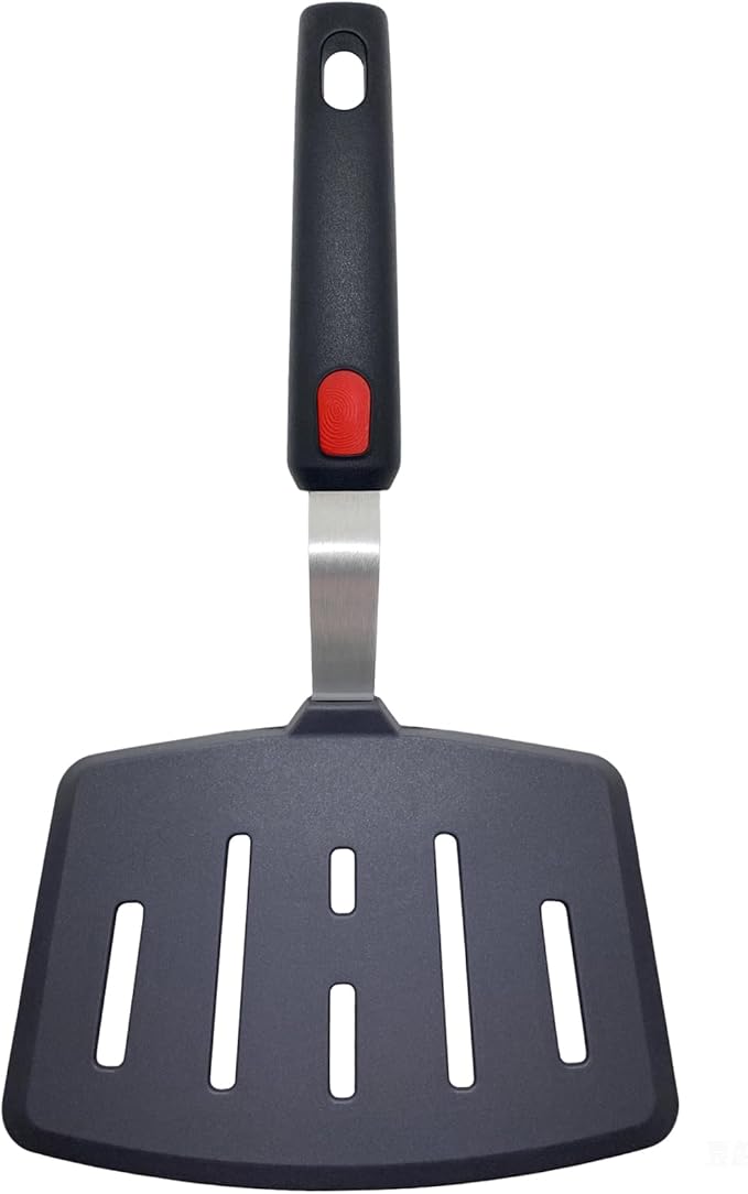 Silicone Spatula Turner, Heat Resistant Pancake Spatula for Non Stick Frying Pan, Wide Slotted Omelette Egg Spatula Fish Spatula Cooking Spatula for Kitchen Use Thin Flexible Spatula Dishwasher Safe
