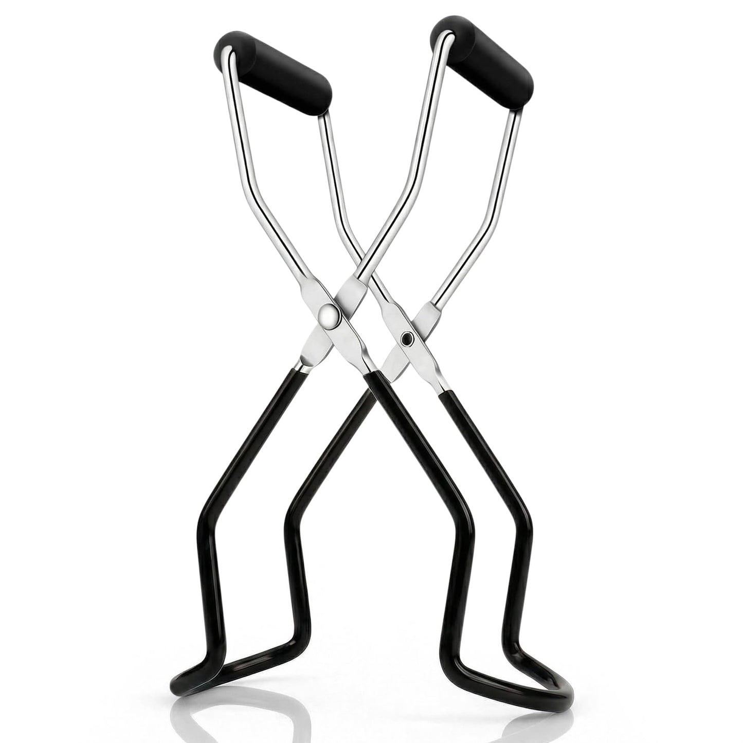 Canning Jar Lifter Tongs, Stainless Steel Jar Lifter with Rubber Grips, Canning Tools, Canning Supplies for Home Kitchen, Darkgreen