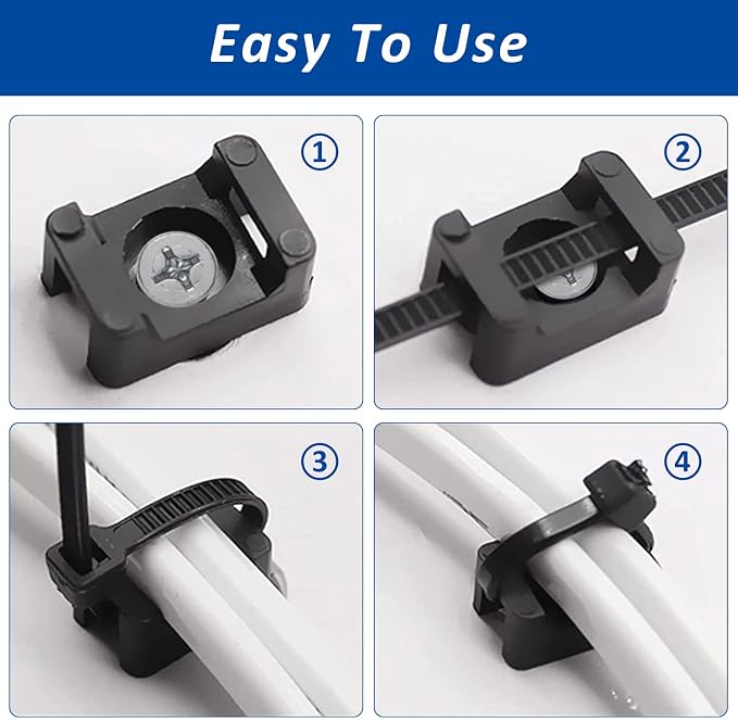 Cable Zip Tie Mounts Kit