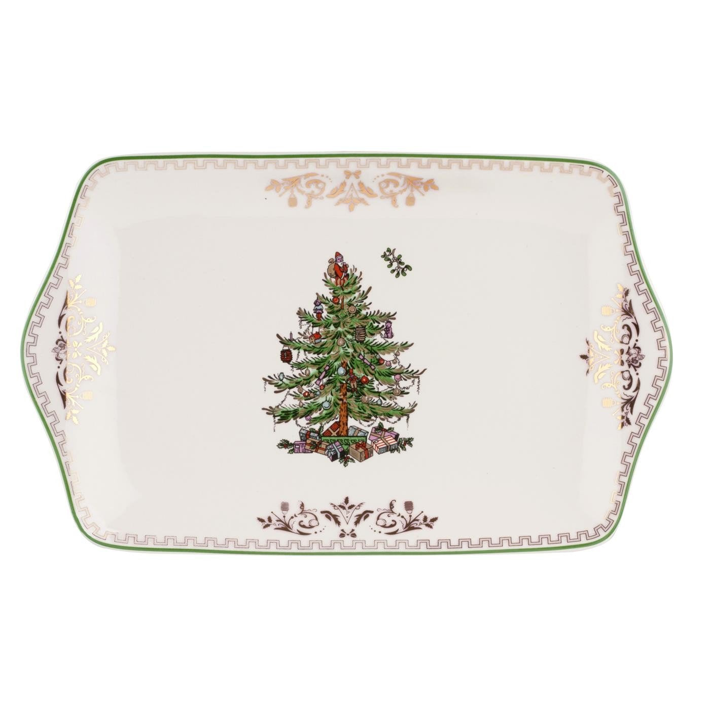 Spode – Christmas Tree Gold – Napkin Rings – Gold, Set of 4