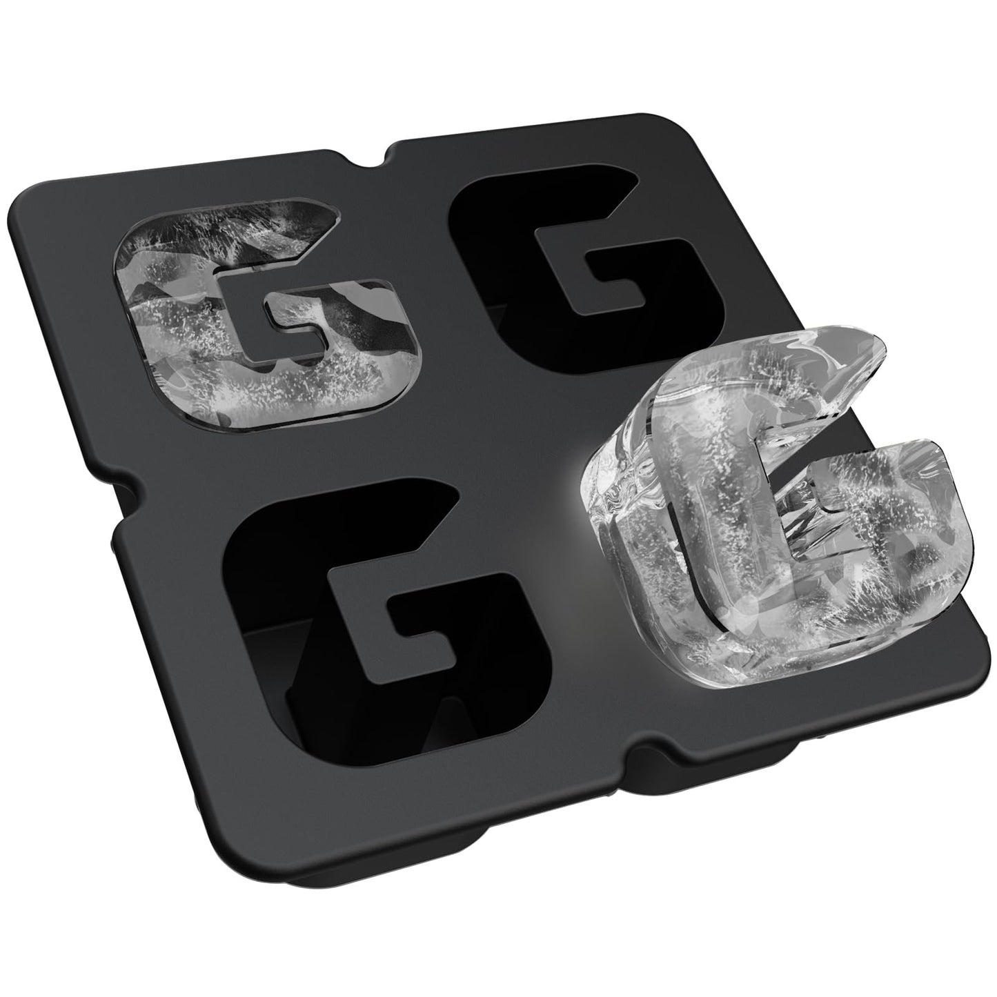 Customized Letter P Ice Cube Mold -Letter Silicone Ice Mold for Custom Ice Cube Mold and Baking Chocolate and Crafting Letter Molds, Ice Cube Molds for Cocktails & Whiskey with Custom Letters