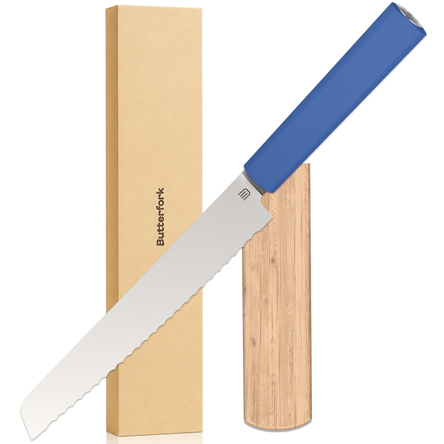 8 Inch Chef Knife, Kitchen Knife with AR-RPM9 Steel & Ergonomic ABS Handle