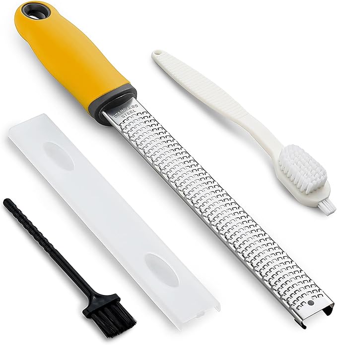 Koythin Black Handle Lemon Zester Cheese Grater Tool