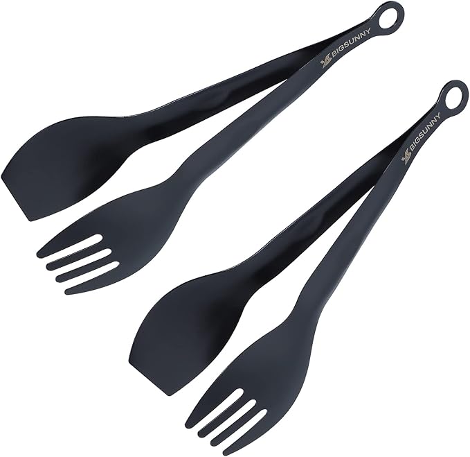 MSY BIGSUNNY Kitchen Tongs Cooking Tong - Stainless Steel Food Serving Tongs Set of 2(Gold, 9 inch)