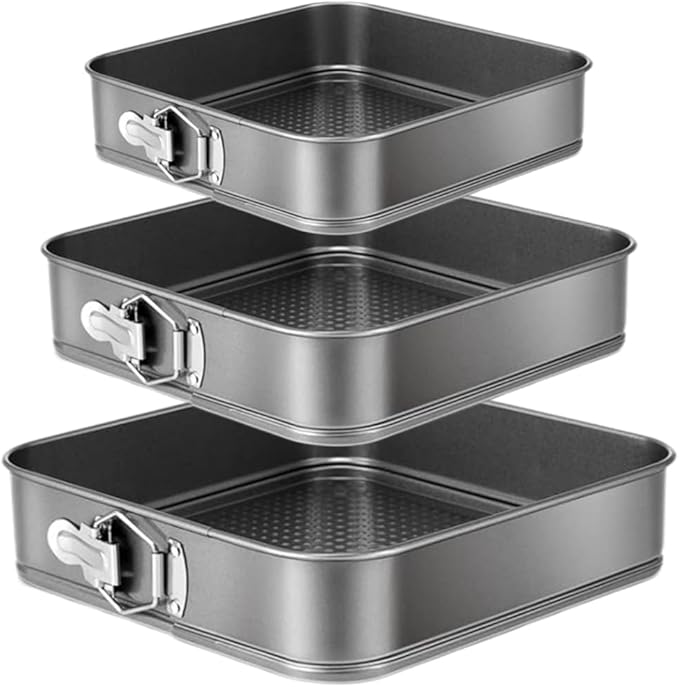 Yetthpowr 6PCS Springform Pan Round Non Stick Cheesecake Pan Durable Cake Baking Pans with Removable Bottom Cake Molds for Baking