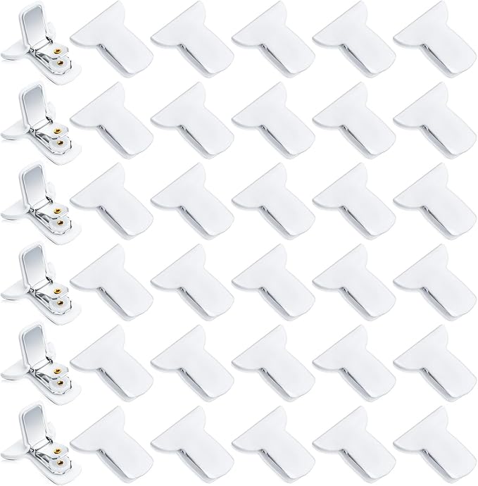 Patelai 36 Pieces Padded Comforter Clips White Duvet Clips Padded Blanket Fasteners to Secure Bedding for Preventing Comforters From Shifting Inside Duvet Cover, Sweet Sleeping
