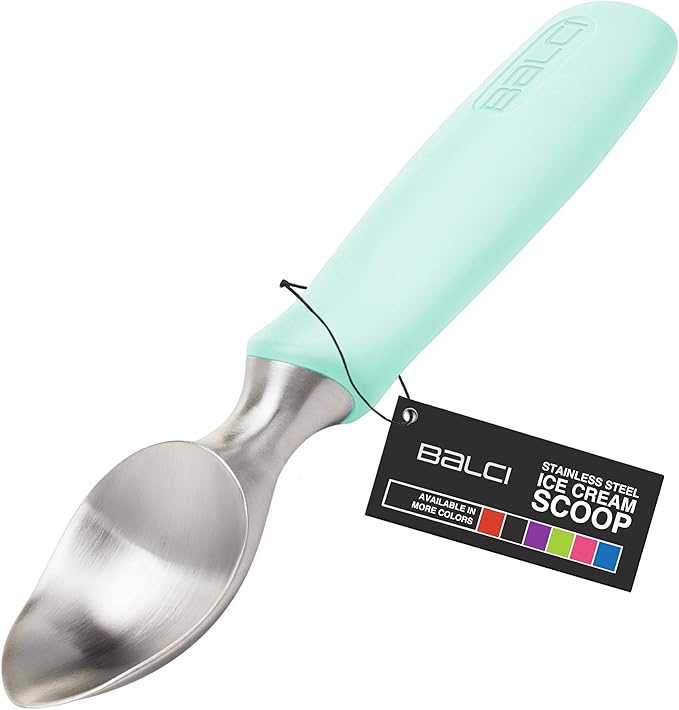 BALCI Stainless Steel Ice Cream Scoop - Black