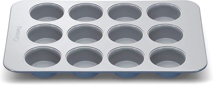 Caraway Non-Stick Ceramic-Coated 12-Cup Muffin Pan Duo