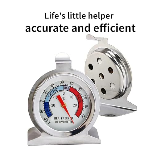MIANLU 5 Pack Fridge Thermometer - Classic Series with Large Dial and Internal Temperature Gauge - Monitor and Maintain Perfect Temperature in Kitchen Refrigerator