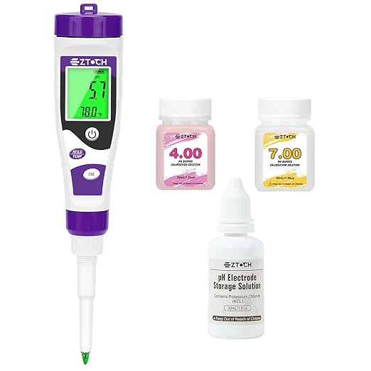EZTOCH Food pH Meter, Digital pH Meter for Food Fermentation Canning