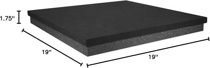 Rockville ISO 10-12 Isolation Platform Acoustic Riser Pad, High-Density Foam