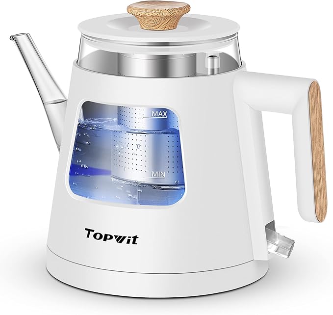 TOPWIT 2.0L Stainless Steel Electric Kettle, Rapid Boiling Hot Water Kettle