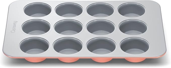 Caraway Non-Stick Ceramic-Coated 12-Cup Muffin Pan Duo