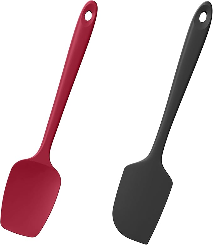 Doosu 600°F Heat Resistant Silicone Large Spatula, 11.4in, Aqua Sky
