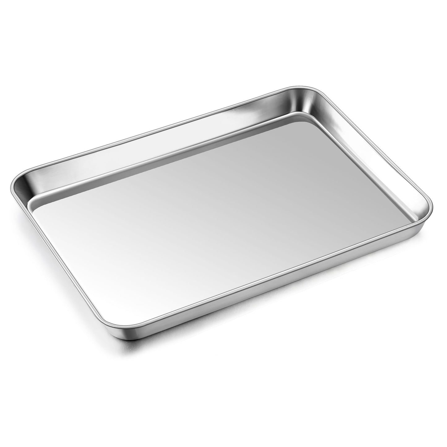 P&P CHEF Baking Sheet Pan, Stainless Steel Cookie Sheet, 12.5 Inch & 2 Pcs