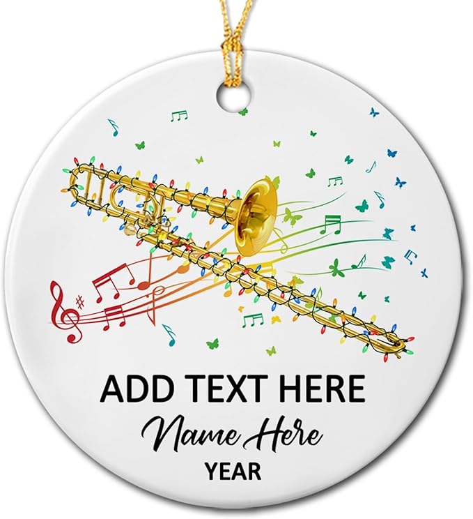 Personalized Drum Set Ceramic Christmas Ornament 2026, Customized Text Year Name Drummer Keepsake Ornaments Gift for Women Men Friend Daughter Son, Drumming Drum Set Ceramic Ornament for Appreciation