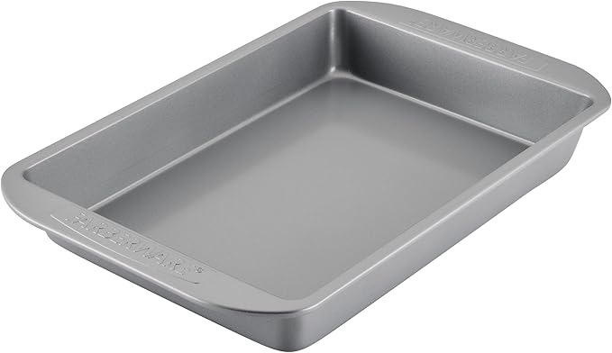 Farberware Nonstick Bakeware 9-Inch x 13-Inch Rectangular Cake Pan, Gray