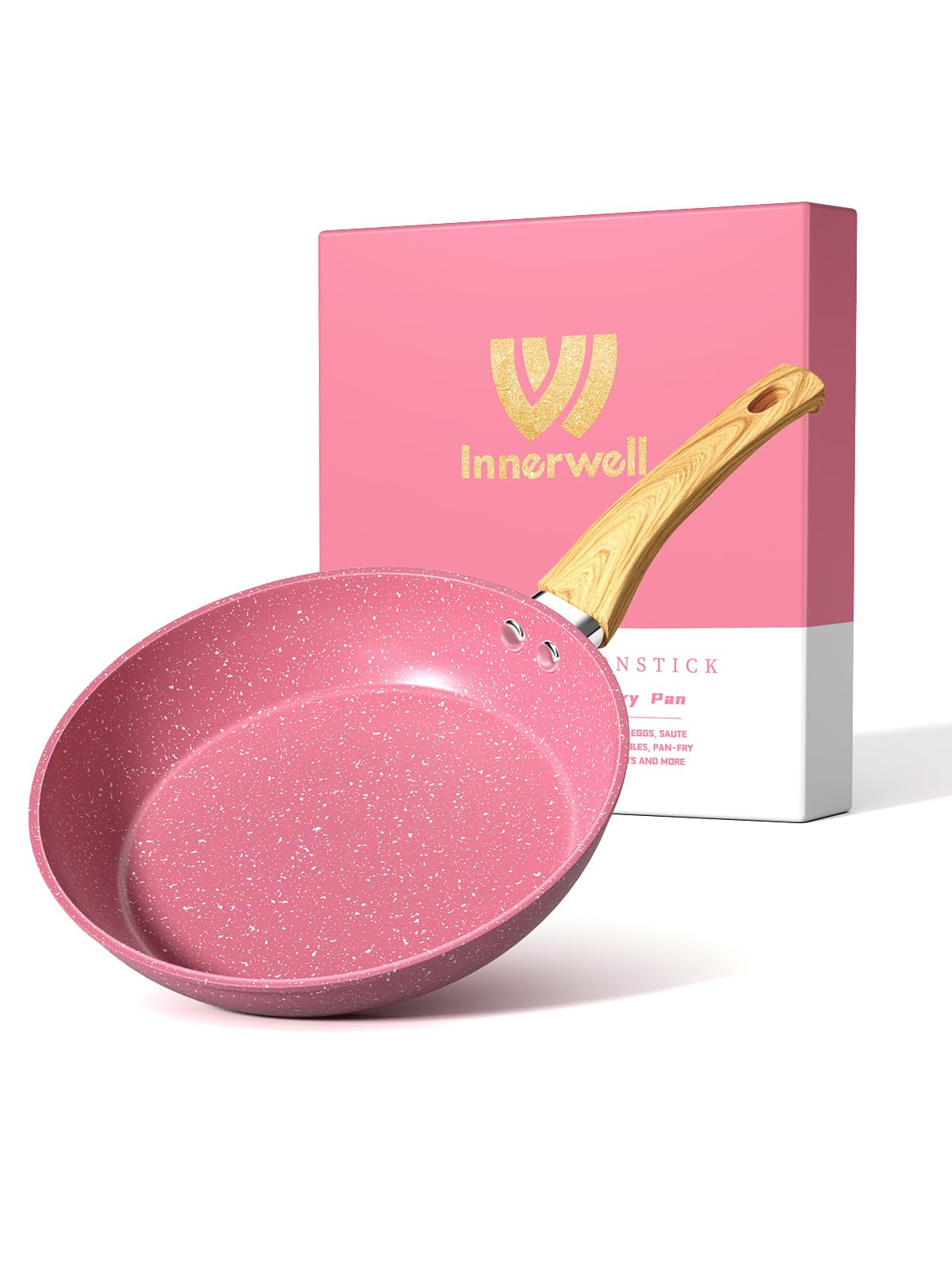 Innerwell 8-Inch Nonstick Frying Pan Small Egg Pan Skillet
