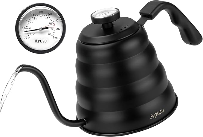 Pour Over Kettle,Gooseneck Camping Coffee Pot,Spout Tea Pot,12oz，350ml