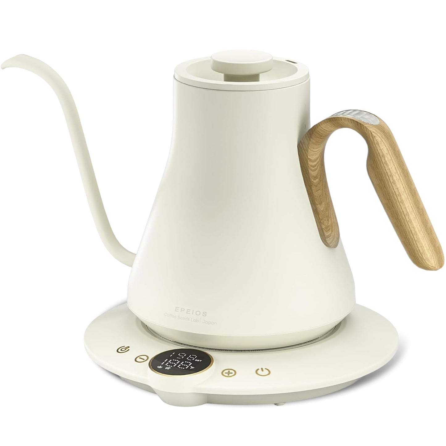 INTASTING Gooseneck Electric Kettle with ±1℉ Temperature Control 0.9 Liter