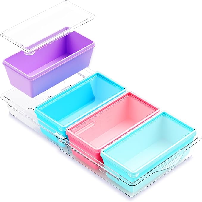 Gemice 1-Cup Silicone Freezer Molds with Lids & Base for Soup, 8-Pack